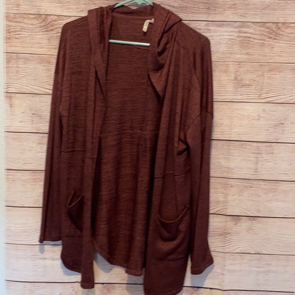 💜💜 Mudd Open Front Sweater Hoodie Size Medium